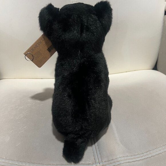 Demdaco Nat And Jules Teddy Bear Plush Black Brown Stuffed Animal - Picture 3 of 5